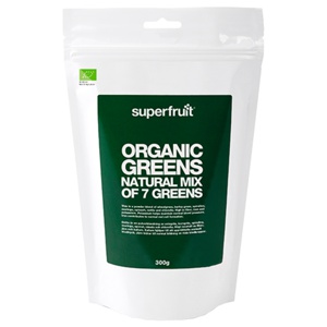Superfruit Organic greens pulver Ø 300 g produktbillede