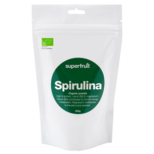 Superfruit Spirulina pulver Ø - 200 g produktbillede