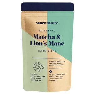 Supernature Matcha Energy Lion’s Mane 150 g – Energi & fokus produktbilde