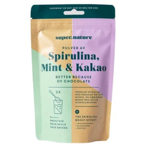 Supernature Spirulina Med Mint & Kakao 315gr produktbilde