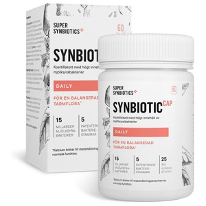 SuperSynbiotics Cap Daily 60 kapslar produkt bild