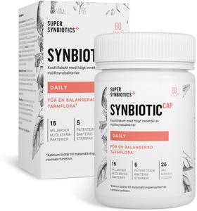 SuperSynbiotics Synbiotic Cap Daily 60 kapslar produkt bild