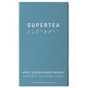 Supertea Apple Elderflower Organic 20 påsar produkt bild