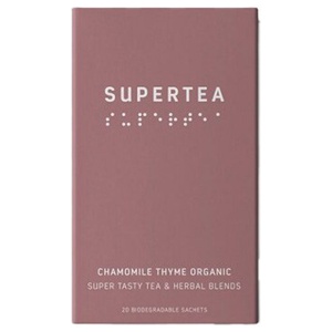 Supertea Chamomile Thyme Organic 20 påsar produkt bild