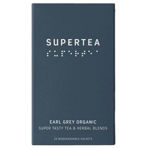 Supertea Earl Gray Organic 20 påsar produkt bild
