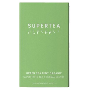 Supertea Green Tea Mint Organic 20 påsar produkt bild