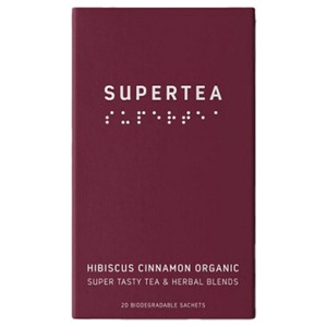 Supertea Hibiscus Cinnamon Organic 20 påsar produkt bild