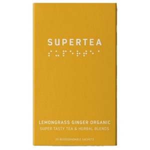 Supertea Lemongrass Ginger Organic 20 påsar produkt bild
