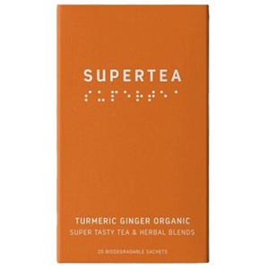 Supertea Turmeric Ginger Organic 20 påsar produkt bild