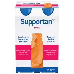 Supportan Drink Tropefrukt, 4x200 ml produktbilde