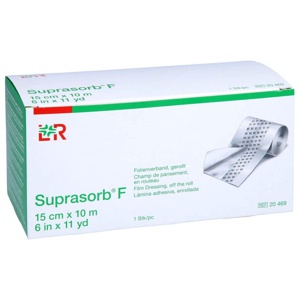 SUPRASORB F Folien-Wundverb.15 cmx10 m unste.Rolle Produktbild