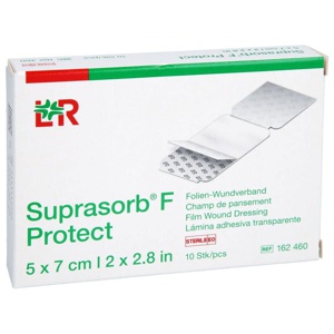 SUPRASORB F Protect Folien-Wundverb.5x7 cm ste. Produktbild
