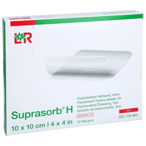 SUPRASORB H Hydrokoll.Verb.dünn 10x10 cm Produktbild