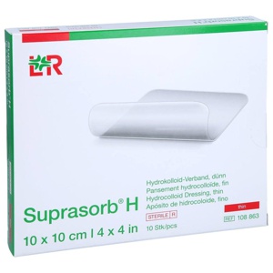 SUPRASORB H Hydrokoll.Verb.dünn 10x10 cm Produktbild