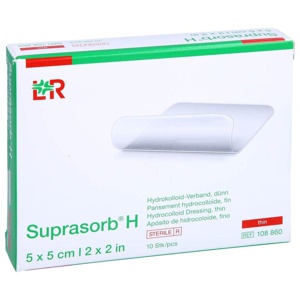 Suprasorb H Hydrokoll.Verb.dünn 5x5 cm Produktbild