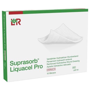 Suprasorb Liquacel Pro 5x5 cm Kompressen, 10 St Kompressen Produktbild