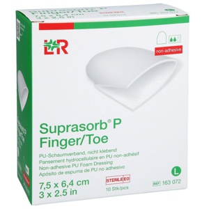 SUPRASORB P Finger/Toe PU-Schaumverb.steril Gr.L Produktbild