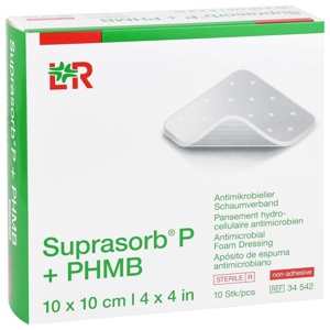 Suprasorb P+phmb Schaumverband 10x10 cm Produktbild