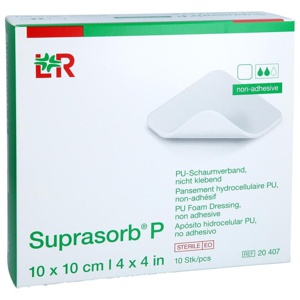 SUPRASORB P PU-Schaumv.nicht klebend 10x10 cm Produktbild