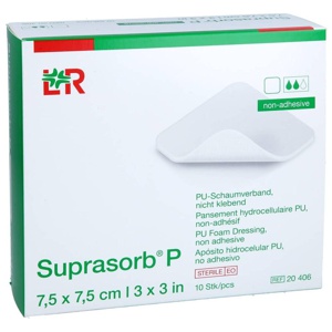 SUPRASORB P PU-Schaumv.nicht klebend 7,5x7,5 cm Produktbild