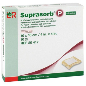 SUPRASORB P PU-Schaumv.selbstklebend 10x10 cm Produktbild