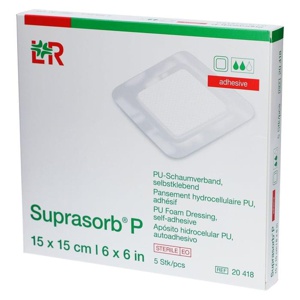 SUPRASORB P PU-Schaumv.selbstklebend 15x15 cm Produktbild