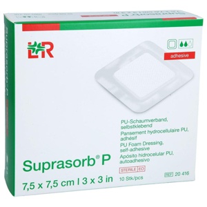 SUPRASORB P PU-Schaumv.selbstklebend 7,5x7,5 cm Produktbild