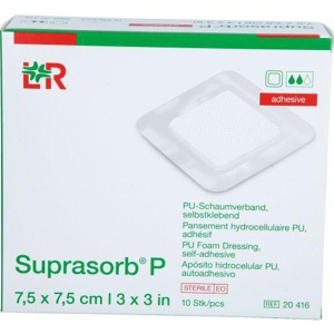 SUPRASORB P PU-Schaumv.selbstklebend 7,5x7,5 cm Produktbild
