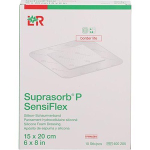 SUPRASORB P SensiFlex border lite 15x20cm Produktbild