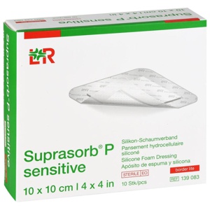 SUPRASORB P sensitive PU-Schaumv.bor.lite 10x10cm Produktbild