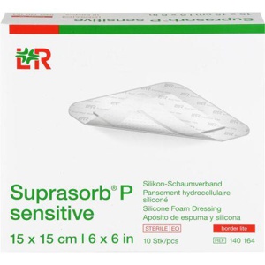 SUPRASORB P sensitive PU-Schaumv.bor.lite 15x15cm Produktbild