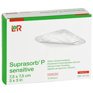 SUPRASORB P sensitive PU-Schaumv.bor.lite 7,5x7,5 Produktbild
