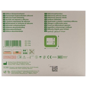 Suprasorb P sensitive PU-Schaumv.border 5x5cm Produktbild