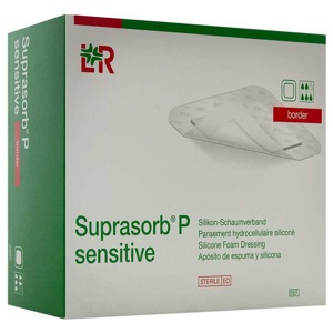 SUPRASORB P sensitive PU-Schaumv.border 5x5cm Produktbild