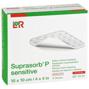 SUPRASORB P sensitive PU-Schaumv.non-bor.10x10cm Produktbild