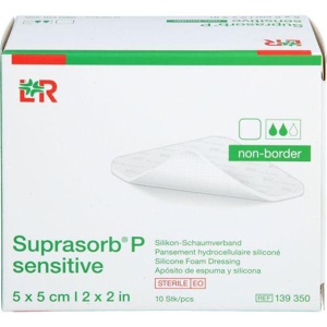 SUPRASORB P sensitive PU-Schaumv.non-bor.5x5cm Produktbild