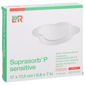 SUPRASORB P sensitive PU-Schaumv.sacr.bor.17x17,5 Produktbild