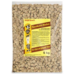 Supravit Hundefutter trocken   Huhn mit Mais   schmackhaft und gut verträglich   Hunde Trockenfutter für alle Rassen   enthält wichtige Nähr- und Vitalstoffe 5 kg Produktbild