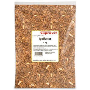 Supravit Igelfutter mit Insekten - Artgerechtes Igel Futter mit Mehlwürmer, Krebstiere, Früchte & Gemüse - Abgestimmt auf die speziellen Ernährungsbedürfnisse 1 kg Produktbild