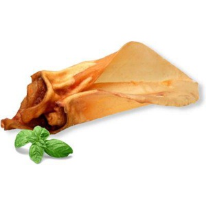 Supravit Kälberohren 1kg Kausnack für Hunde Produktbild