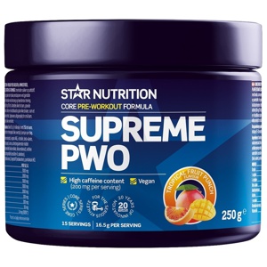 Supreme PWO 250 g - Tropical fruit punch produkt bild