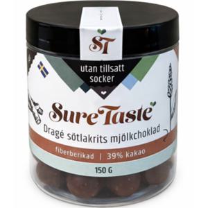 Sure Taste Sötlakrits Mjölk Choklad 150 g produkt bild