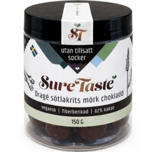 Sure Taste Sötlakrits mörk choklad 150 g produkt bild