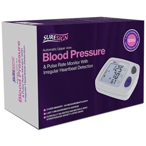Suresign Blood Pressure Monitor with Irregular Heartbeat Detection product image