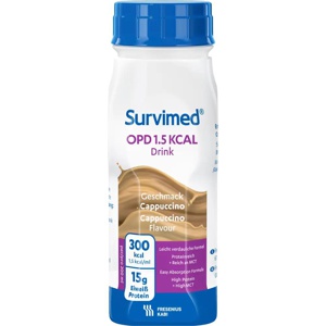 Survimed OPD 1.5 KCAL Drink næringsdrikk cappuccino 4x200 ml produktbilde