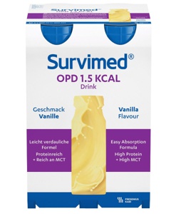 Survimed OPD1,5 KCAL Drink Vanilje 4 x 200 ml produktbilde