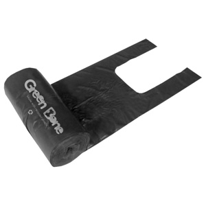 Svarta Bajspåsar med Handtag - 50 st produkt bild