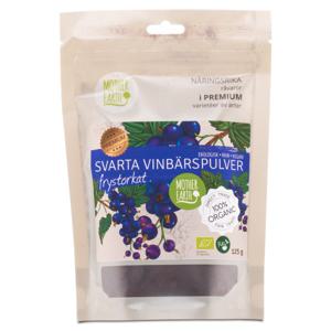 Svarta Vinbärspulver Nordisk 125g produkt bild