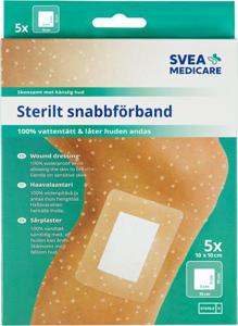 Svea Medicare Sterilt Snabbförband Vattentätt 10x10 cm produkt bild