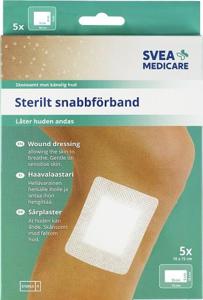 Svea Medicare Sterilt snabbförband 10 x 15cm 5 st produkt bild